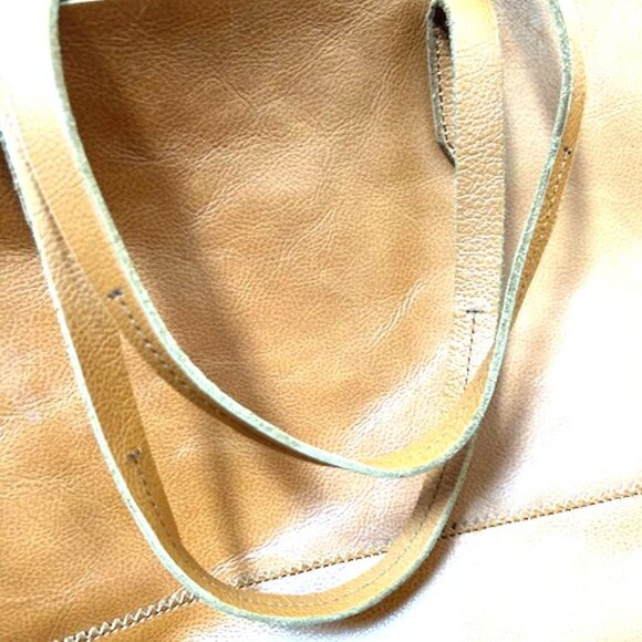 J. Crew Brown Leather Tote - Picture 7 of 8